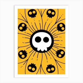 Skullflower Art Print