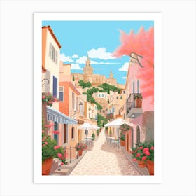 Mallorca Spain 2 Illustration Art Print