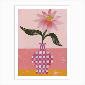 Wild Flower Vase 1 Art Print
