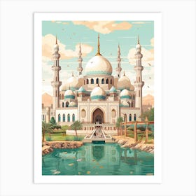 The Jumeirah Mosque Dubai Art Print