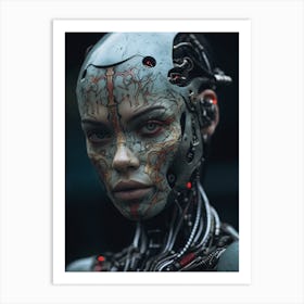 Cyborg Love Art Print