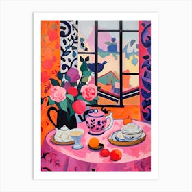 Pink Fauvist Symphony Art Print