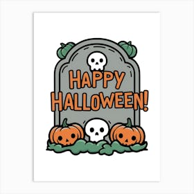 Happy Halloween 1 Art Print