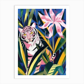 Tiger In The Jungle 56 Art Print