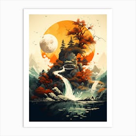 Asian Landscape 7 Art Print