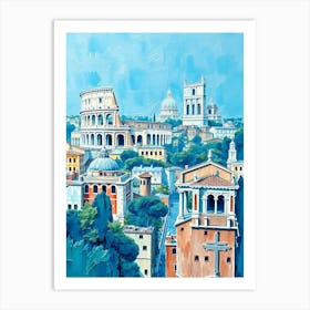 Rome Cityscape 3 Art Print