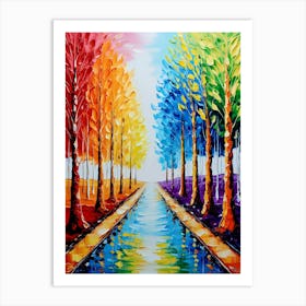 Rainbow Path Art Print