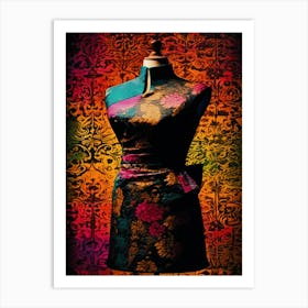 Asian Dress Art Print