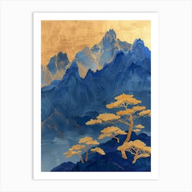 Asian Mountains 4 Art Print