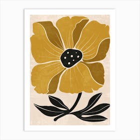 Yellow Poppy 2 Art Print