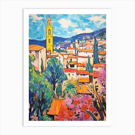 Perugia Italy 4 Fauvist Painting Art Print