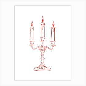 Candelabra Art Print