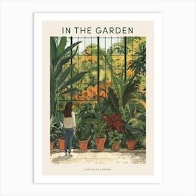 In The Garden Poster Longwood Gardens Usa 1 Art Print