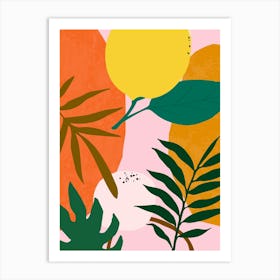 Tropical Background 1 Art Print