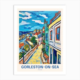 Gorleston On Sea England 4 Uk Travel Poster Art Print