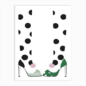 Polka Dot Shoes 1 Affiche