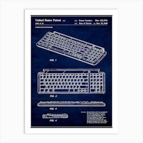 Macintosh Keyboard 2000 Art Print