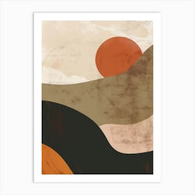 Abstract Landscape Painting 7 Art Print