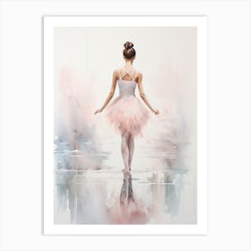 Ballet Dancer Water Colour Art Print