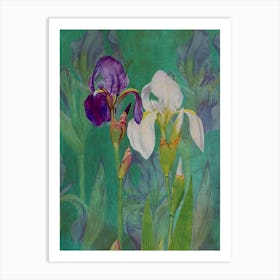 Iris Painting Art Print