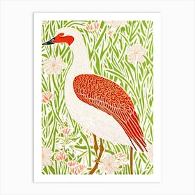 Canada Goose William Morris Style Bird Art Print