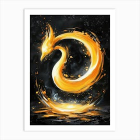 Fire Dragon Art Print