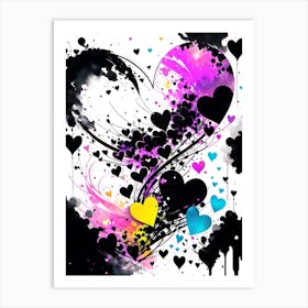 Heart Painting Art Print