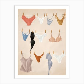 Underware Art Print