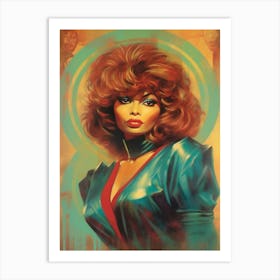 Tina Turner Retro Poster 7 Art Print