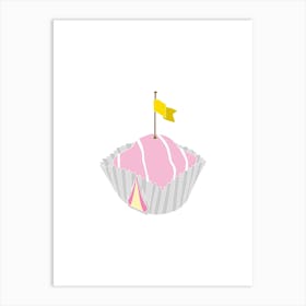 French Fancy Circus Tent Arena, Fun Circus Animal, Cake, Biscuit, Sweet Treat Print, Portrait Art Print