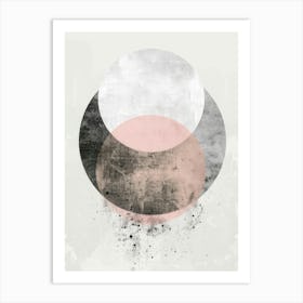 Abstract Circles Canvas Print 12 Art Print