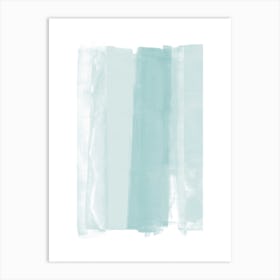 Pale Turquoise Layers Art Print
