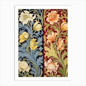 Floral Pattern By William Morris Art Print