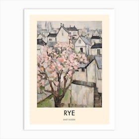 Rye (East Sussex) Painting 3 Travel Poster Art Print