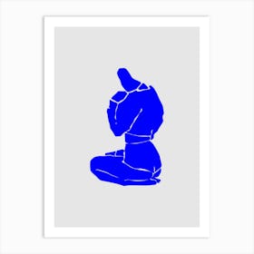 Woman In Pose Art Print