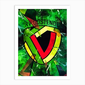 Kv Oostende Art Print