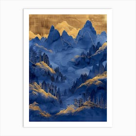 Chinese Mountains 78 Art Print