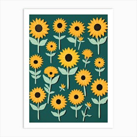 Sunflowers 20 Art Print