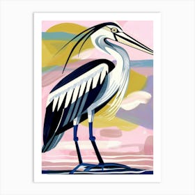 Blue Heron 9 Art Print