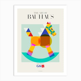 BAUHAUS FOR KIDS | PAINTED PONY Art Print