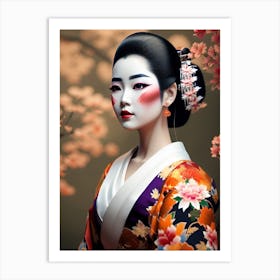 Geisha 103 Art Print