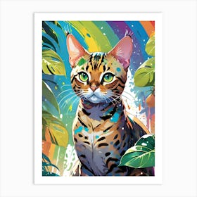 Bengal Cat 2 Art Print