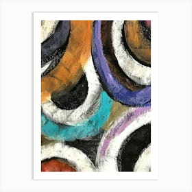 Abstract Circles 127 Art Print