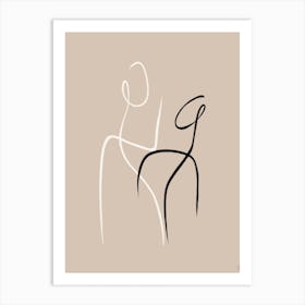 Two Women Art Print