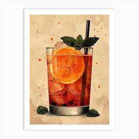 Cocktail Canvas Print 2 Art Print