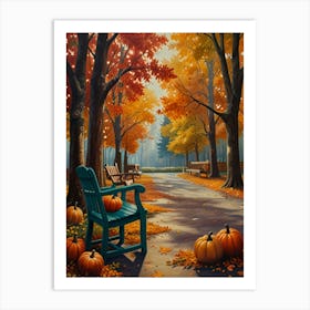 Autumn Park Art Print