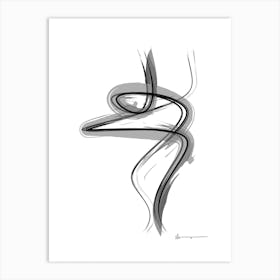 Spiral Strokes 4 Art Print