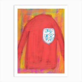 England Shirt 1966 Art Print
