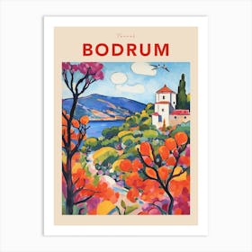 Data Set 43 Fauvist Travel Poster Art Print