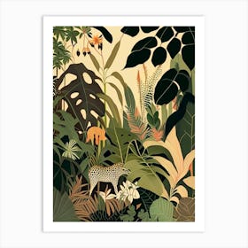 Jungle Botanicals 1 Rousseau Inspired Art Print